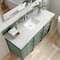 James Martin Vanities Brittany 60in Single Vanity, Smokey Celadon w/ 3 CM Ethereal Noctis Top 650-V60S-SC-3ENC - alternate 4